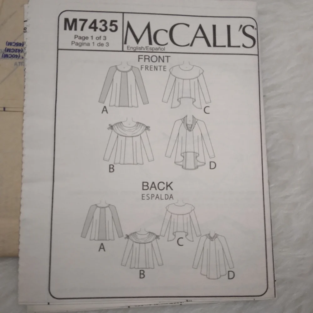 McCalls mccall m7435